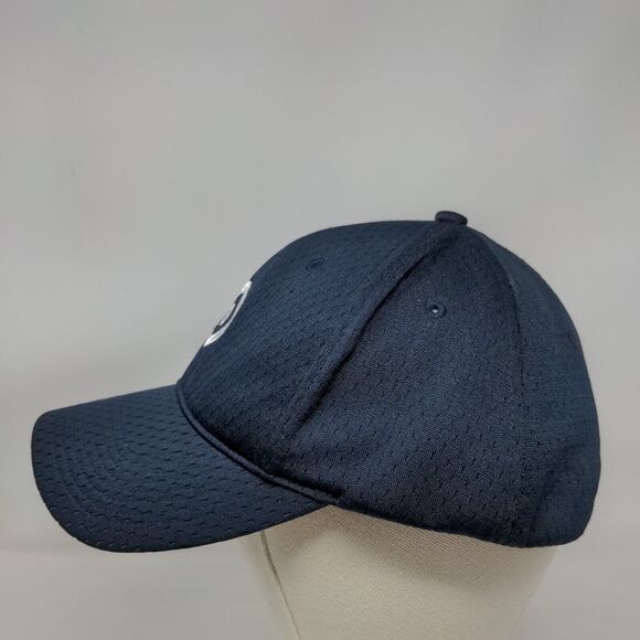 Port Authority Strapback Hat Blue OSFM Adjustable Embroidered Vented Holes - Picture 3 of 7